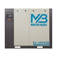 Передвижной компрессор с электродвигателем Master Blast EC-200 VSD